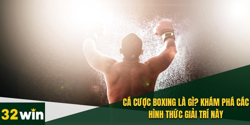 Cá Cược Boxing - Tìm Hiểu Cách Đặt Cược Và Quản Lý Rủi Ro 1 Cá cược Boxing là hình thức đặt cược vào kết quả của các trận đấu