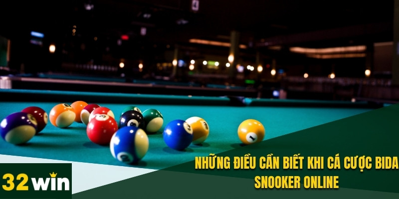 Cách Cá Cược Bida Snooker Tại 32WIN - Hướng Dẫn Chi Tiết 4 Cược trên các trận đấu có sức hấp dẫn cao sẽ mang lại nhiều cơ hội